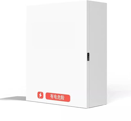 Boîtier de Station de Charge Murale, EV Station de Charge Murale Boîte Verrouillable, Bonne Dissipation de la Chaleur, Compatible avec la Plupart des Bornes de Recharge(Medium)