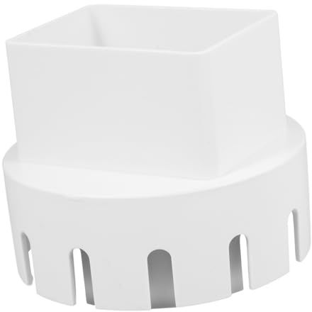 SEWACC Adaptateur De Tuyau De Pluie En Plastique Raccord De Tuyau Pour Gouttière Connecteur Solide Et Résistant 2 x 3 Pouces Installation Facile Pour Évacuation Des Eaux Pluviales 1 Pièce