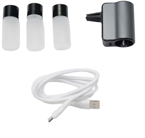 Diffusore di aromi per auto con struttura in metallo, clip di fragranza wireless con intensità di fragranza regolabile, per tutti i tipi di auto