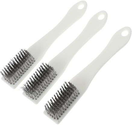 STOBAZA 3pièces Brosse Métallique Pour Nettoyage Kit De Petites Brosses Acier Pour Objets De Collection Poils Souples Pour Polissage Nettoyage
