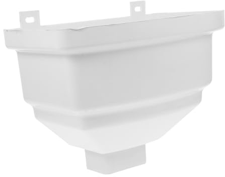 Gatuida Deviatore Pioggia Pvc Quadrato Per Villa Imbuto Rainwater Collection Con Design Curvo Facile Da Installare Accessorio Gocciolatoio Grondaia Per Gestione Efficiente Acqua Piovana