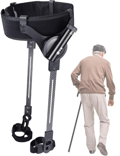 Aethelwyn Promenadhjälpmedel med ben, bioniska exoskeletiska ben, ergonomisk exoskeletisk gånghjälp med kraft för vandring, resor och stöd för daglig rörlighet