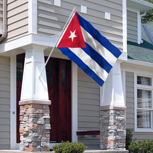 Pancarta Decorativa Bandera De Cuba Bandera Decorativa Satén Brillante Banderas Para Jardín Premium Bandera Divertida Para Pared Decorativa Eventos Bar 90X150Cm