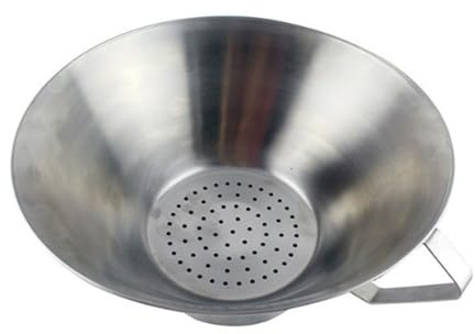 Aramox Edelstahl Pommes Frites Ölsieb 304, Fetttrichter | Frittier Ölsieb aus Edelstahl 304, robuste Abtropfschale, für Hausküche und gewerblichen Einsatz