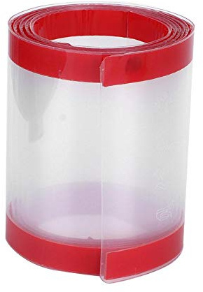 Einklemmschutzleiste, Schutzabdeckung für Sicherheitstürscharnier Kindergartentür Einklemmschutz Verhindert Finger für Kinder Kleinkinder (Tür zurück transparent 120x10cm)