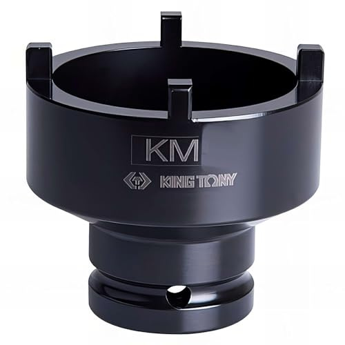 KING TONY bouchon à percussion 3/4 para tuercas con muescas laterales KM11 75mm ext pour professionnels et mécaniciens, pour une fixation ferme et fiable, 75mm