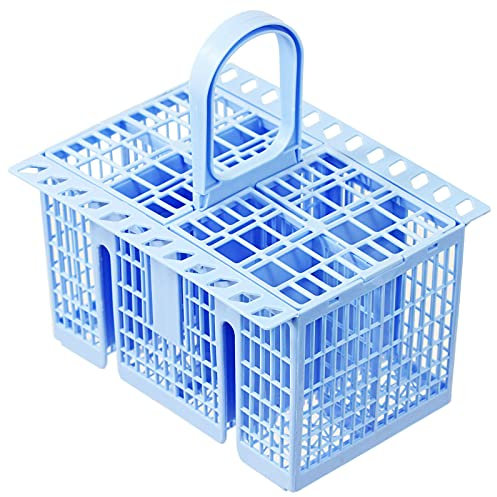 SPARES2GO Cutlery Basket compatible with Howdens Lamona Dishwasher (Blue, 220 x 208 x 160mm)