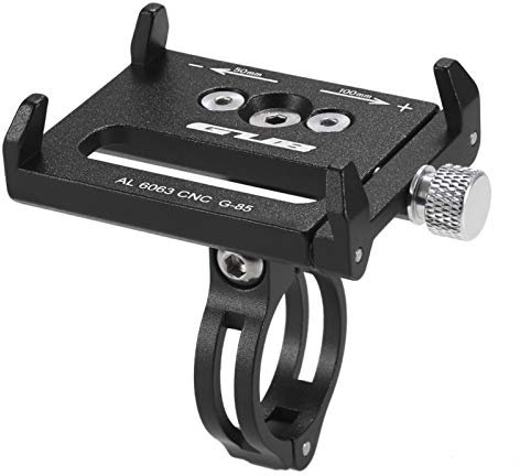 Doorslay Soporte Movil Bici, Soporte Manillar Universal, Soporte Movil Moto Bicicleta Ajustable, Anti Vibración Porta Telefono Motocicleta Soporte Desmontable Moto Soporte Abrazadera de la Horquilla