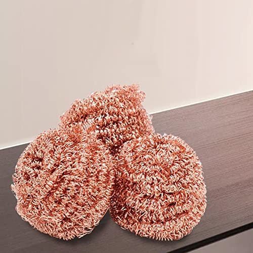 SPORTARC 3 unids cobre recubierto estropajo de cocina resistente ollas sartenes limpieza rápida