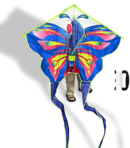 Dingbear 1 Stück Einfacher Flugdrachen, Schmetterlingsdrachen, Geeignet Für Kinder, Spiele Im Freien Und Aktivitäten Im Strandpark