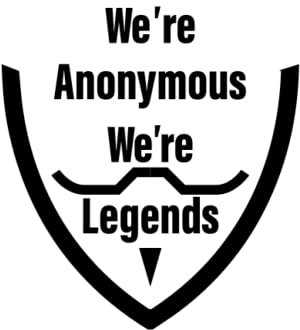 We're Anonymous We're Legends : Hackers society : gift lined notebook journal diary gift, 110 blank pages , 69 inches , matte finish cover.: IT and Ethical hackers