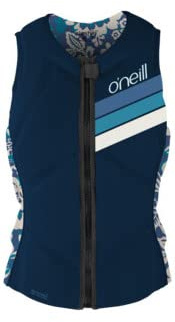 O'NEILL ONeill Womens Slasher Comp Watersports Waterski Jetski Wakeboarding Safety Impact Vest - Top - French Navy Christina