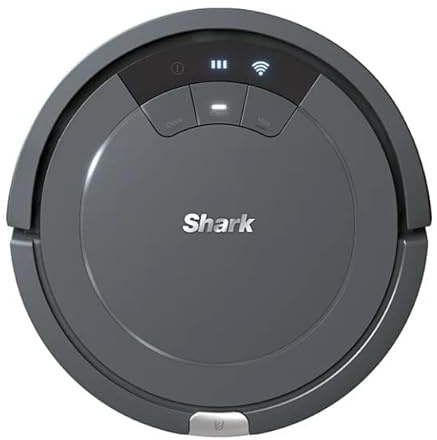 Shark ION Robotic Vacuum Tri-Brush System compatible with Alexa Battery life: 1.5 hrs. - RV772 (Renewed)