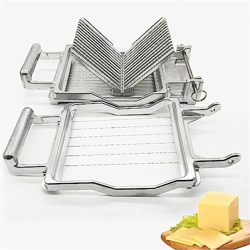 HACSYP Commercial cheese wire cutter, Kitchen Butter Slicer Board, Stainless Steel Slicer cheese Cutting Wire, for Toasts and Luncheon Meat
