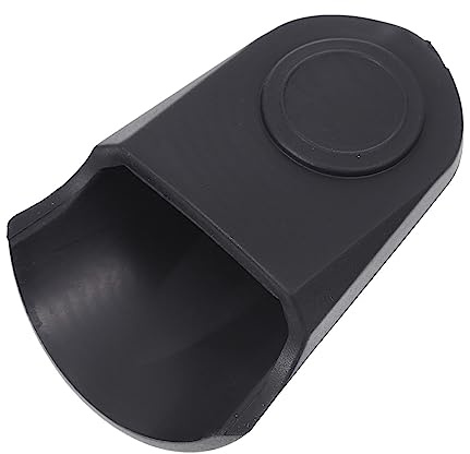 Abaodam Saxophone Protection Cover Rubber Mouthpiece Cap Black Lightweight Portable Protective Sleeve for Saxophone Instrument