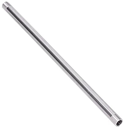 Tubo Metallico, Filettatura Maschio G1/4 30 Cm Giunto di Fissaggio Per Raccordi Per Tubi Idraulici in Acciaio Inossidabile Filettato Per Aiuole da Giardino Sopraelevate