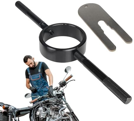Outil de compresseur de Ressort de Fourche - Compresseur de Ressort de Suspension de Moto - Outil de Fourche réglable - Compresseur et Robuste pour Ressorts de Fourche, Outil d'entretien