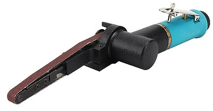 Levigatrice da banco Mini levigatrice fai-da-te Nastro abrasivo Utensili for la lavorazione del legno Levigatrice a nastro da 1/4 per smerigliatrice angolare for la rimozione della ruggine(1pc air be