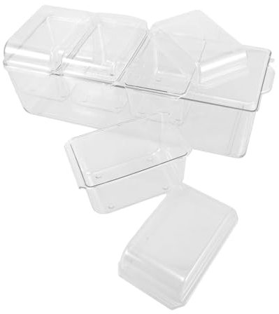 DINHEAROM Contenedor De Condimentos Con Dispensador Caja De Azúcar Tarros De Azúcar Recipientes Para Refrigerios y Sándwiches Organizador De Picnic