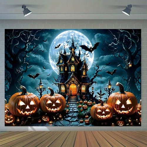 1 Artikel, Halloween-Fotografie-Hintergrund, Halloween-Partyzubehör, Studio-Requisiten 240cmx180cm