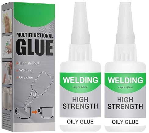 Oily Glue - High Strength Ceramic Glue, Super Strong Quick Drying Adhesive for Metal, Wood, Plastic - Multifunctional Universal Bonding Glues