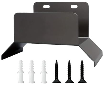 Holdes Supporto per tubo da giardino, stabile supporto da parete per la conservazione dei tubi, per prato, giardino, garage, ripostiglio, esterno