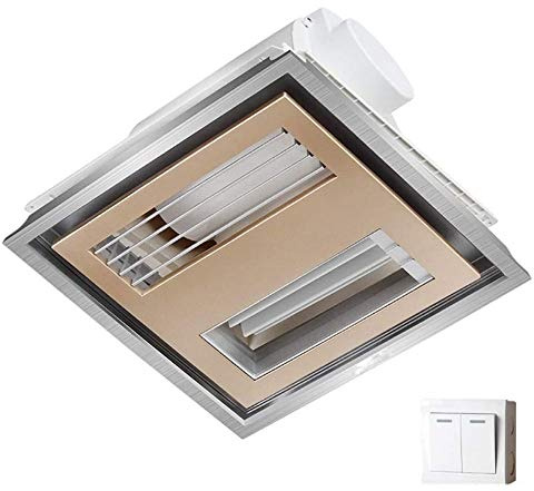 BERHUTJ Ceiling Straight-row Exhaust Fan Installation High-Power Fume Pumping Ventilating fan bathroom Louver Ventilator