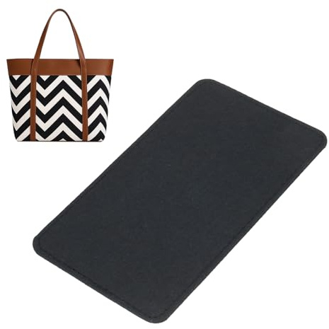 QUARKZMAN Sagoma Base In Feltro 8.66x5.12 Inserto Per Fondo Grigio Scuro | Sagoma Base Pad Feltro In Fibre Chimica Fodera, Borsa, Per Borsa A Mano Tote Bag Zaino