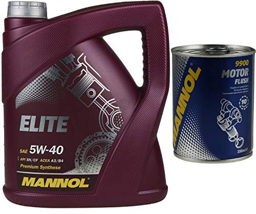 Mannol Elite 5W-40 API SN/CF Huile de rinçage de moteur 4 l