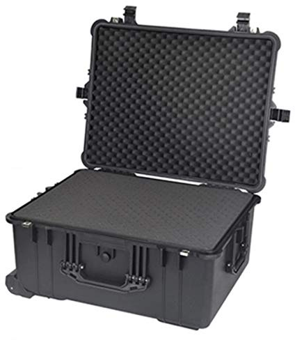BUZE Trollykoffer Mobil 66 Liter Universalkoffer mit Schaum, Outdoor, Kamerakoffer, wetterfester, staubdichter Koffer Innenmaße: LxBxH: 563x435x270 mm