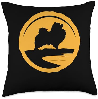 Pomeranian Pom-Dog Throw Pillow
