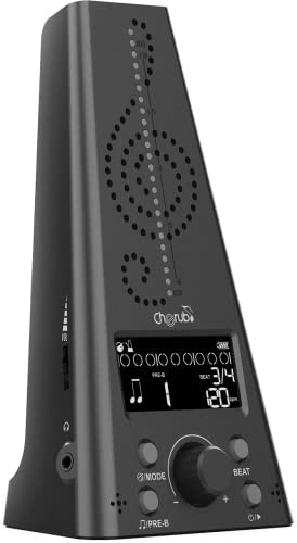 Cherub Elektronisches Metronom/Stimmgerät - wiederaufladbare Batterie - schwarz