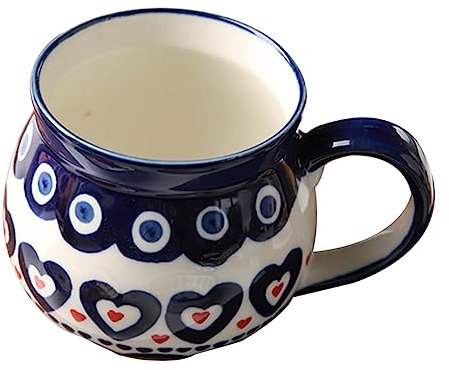 TOVINANNA Painted Mug Creative Water Mug Ceramic Beautiful Cup Decorative Novely Personalised Cups