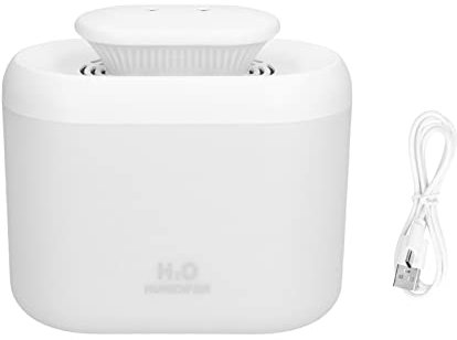 Nebel-Luftbefeuchter, Diffusor, Desktop, Zuhause, Diffusor, Stumm, PC, Große Kapazität, 3500 Ml, Große Kapazität, Befeuchtungsgerät, Befeuchtungsmaschine (WHITE)