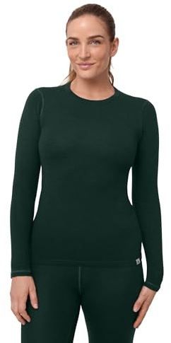 DANISH ENDURANCE Camiseta Lana Merino Mujer, Camiseta Térmica Manga Larga, Ropa Térmica Mujer