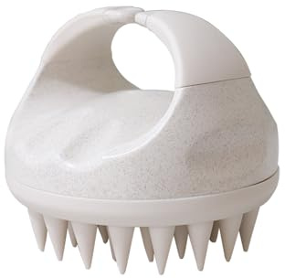 XMYCYuChen Wheat Straw Scalp Massager Shampoo Brush, Shampoo Brush with Soft Silicone Bristles, Hair Growth Scalp Massage, Dandruff Reduction, Scalp Itching, Scalp Relief, Men & Women