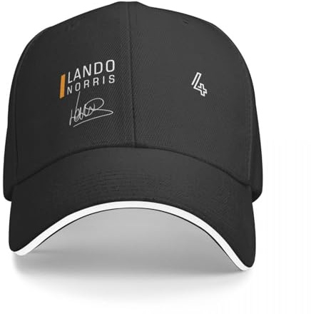 AIETPOIJ Basecap Lando Norris Baseball Cap Custom Cap Luxus Mann Hut Luxus Cap Golf Caps Damen Herren Geschenk