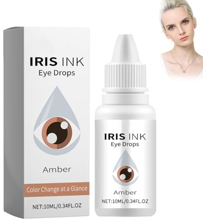Gotas Oculares Decoloradas, Gotas Oculares Decoloradas Cambian El Color De Tus Ojos, Las Gotas Decoloradas Hacen Que Tus Ojos Sean Más Brillantes (Ámbar)