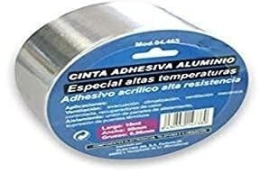 VoltShine Aluminium-Klebeband, 50 mm x 25 m, ideal zum Abdichten und Isolieren von Oberflächen bei Reparaturen und Bastelarbeiten.