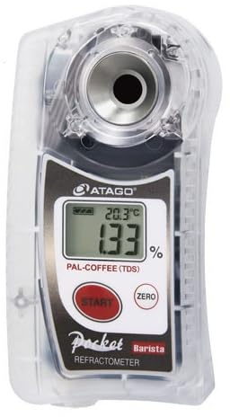 ATAGO Refractometer PAL-COFFEE (TDS) (with Silicon Cover, no Batteries) | Mit Silikonhülle, Ohne Batterien, Hand-held