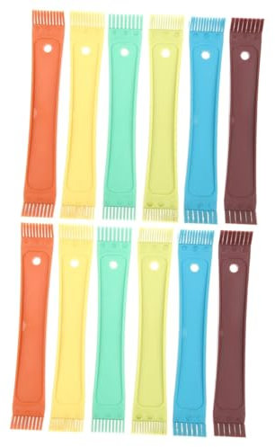 Zerodeko 2 Series Peine De Aleta De Aire Acondicionado Sin Ductos Ventilación del Aire Acondicionado Filtros Limpiador Deflector De Aire Acondicionado Radiador Cocina El Plastico 6 Piezas*2