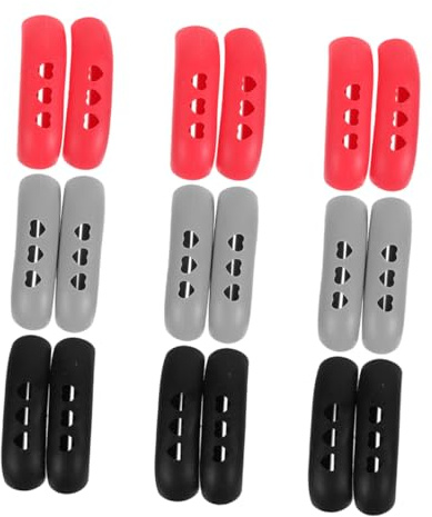 Abaodam Lot de 18 Protections en Plastique pour Poignées de Casseroles et Poêles, Antidérapantes et Résistantes la Chaleur pour Usage Quotidien Cuisine