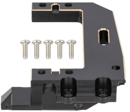 harayaa Support de servo en laiton, pièce de rechange pour véhicule, assemblage de pièces de véhicule, support de servo d'essieu avant en métal, pièce de