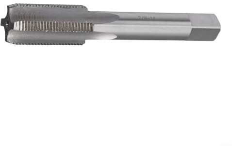 Taraud fileté droit en acier rapide 7/8 x 14 UNF pour taraudage traversant, compatible avec usinage CNC