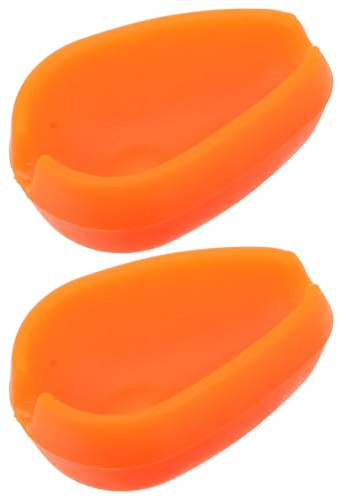 Healifty 2 Stück Silikon Angelköder Futterformen für Karpfenangeln Flexible Method Feeder Köderformen Outdoor Angelzubehör