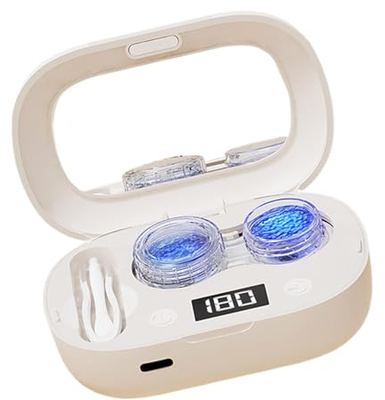 Eye Contact Cleaner | Deep Cleaning Rechargeable | Eye Contact Rechargeable Cleaning Kit | for Travel Camping Home School Office Hotel Apartment Men Women Teen