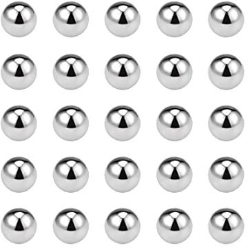 sourcing map 8mm Bearing Balls 304 Stainless Steel G100 Precision Balls 25pcs