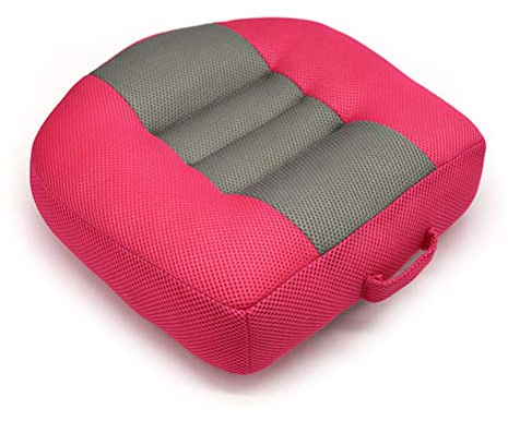 KKPLZZ Car Booster Cushion, Non-slip Heightening Height Booster Mat Car Passenger Seat Booster, Soft Chair Cushion Pad For Car Office Home