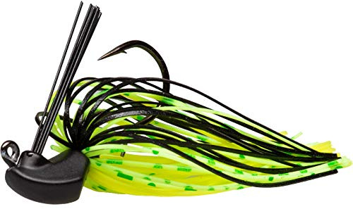 ZECK scharfer & Stabiler Jighaken - Skirted Jig Chartreuse Party - #1/0-7g