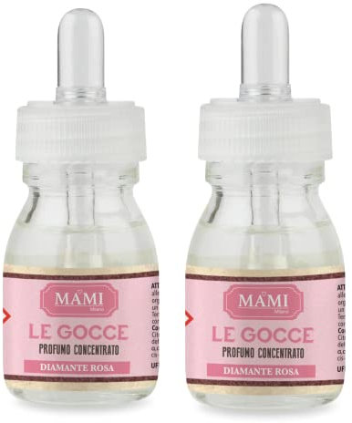 2 gocce diamante rosa